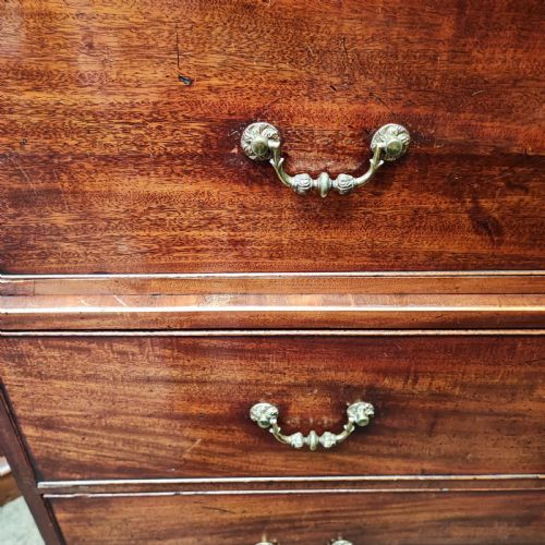 A FINE GEORGIAN CHEST ON CHEST FROM THE CHANNEL ISLANDS - ADDITIONAL PHOTO 6