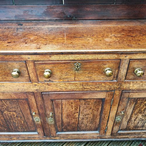 GOOD GEORGIAN OAK DRESSER - ADDITIONAL PHOTO 8