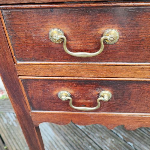 FINE GEORGIAN OAK SIDE TABLE - ADDITIONAL PHOTO 4