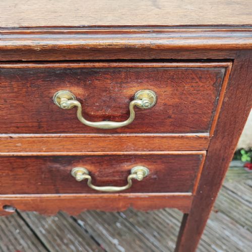 FINE GEORGIAN OAK SIDE TABLE - ADDITIONAL PHOTO 5