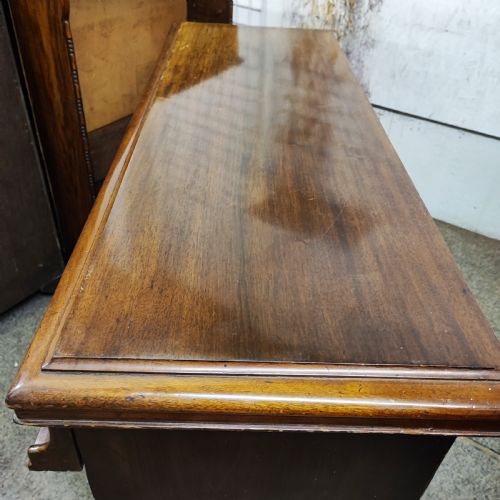 VICTORIAN MAHOGANY SIDE CABINET - ADDITIONAL PHOTO 5