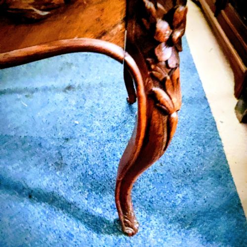 FINE ANTIQUE FRENCH ROSEWOOD COFFEE SIDE TABLE OR LAMP TABLE - ADDITIONAL PHOTO 1