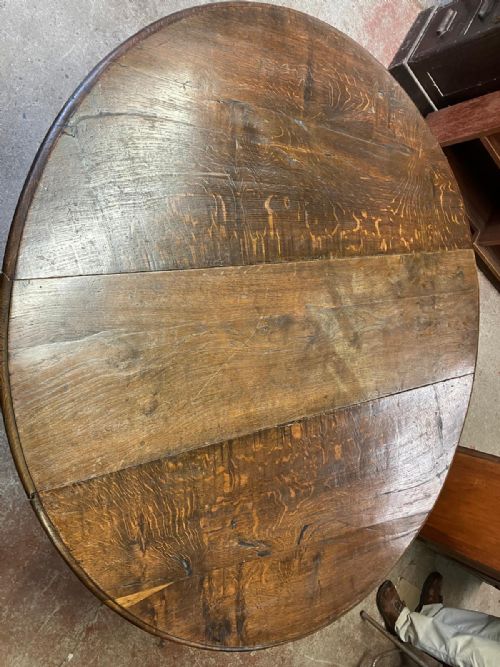 18C OAK GATE LEG TABLE OF LARGE SIZE - ADDITIONAL PHOTO 10