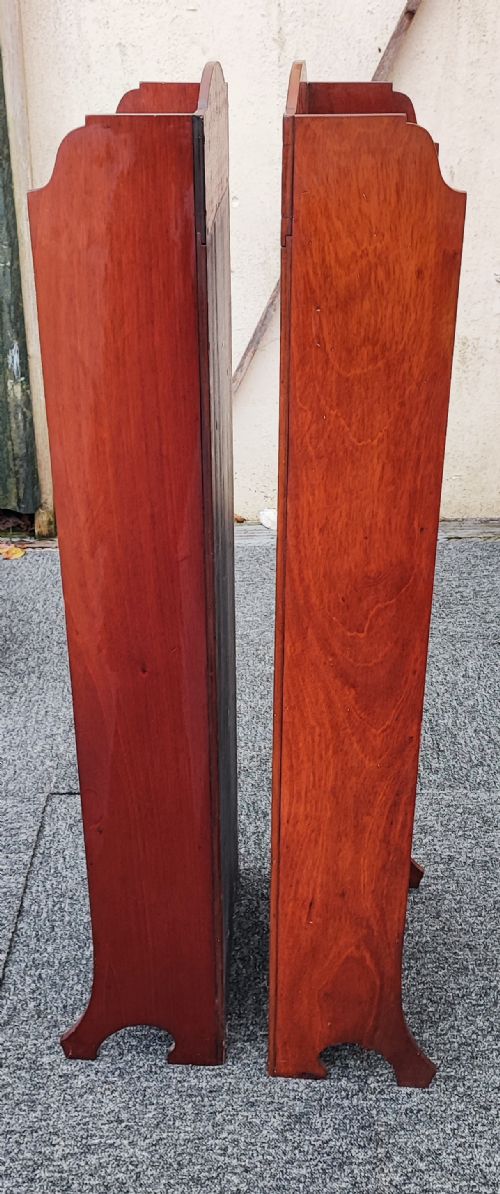 EDWARDIAN PAIR OF MAHOGANY OPEN BOOKCASES - ADDITIONAL PHOTO 15