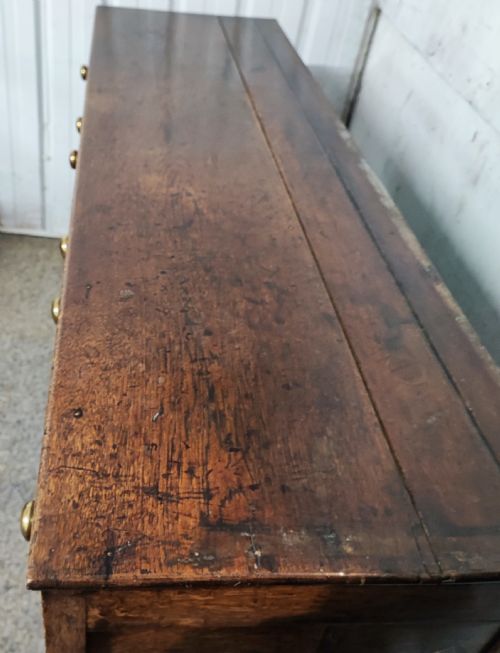 GEORGIAN OAK DRESSER BASE - ADDITIONAL PHOTO 4