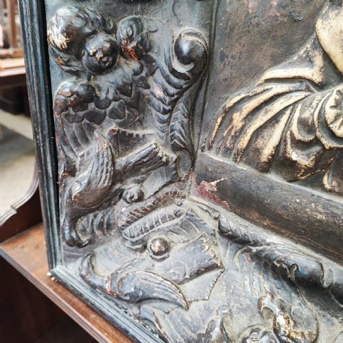 ANTIQUE RELIGIOUS PANEL FOR HOME USE - ADDITIONAL PHOTO 1