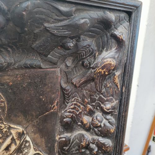 ANTIQUE RELIGIOUS PANEL FOR HOME USE - ADDITIONAL PHOTO 5