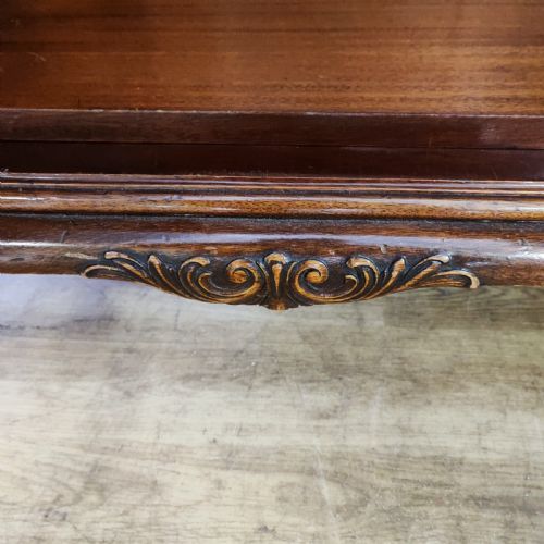 FINE EDWARDIAN MAHOGANY 3 DOOR WARDROBE - ADDITIONAL PHOTO 1