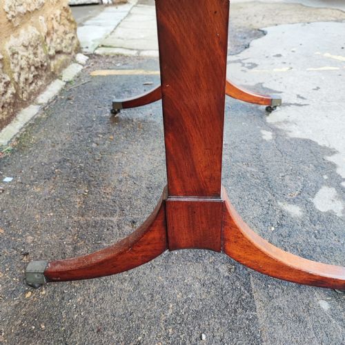 QUALITY REGENCY MAHOGANY SOFA TABLE - ADDITIONAL PHOTO 4