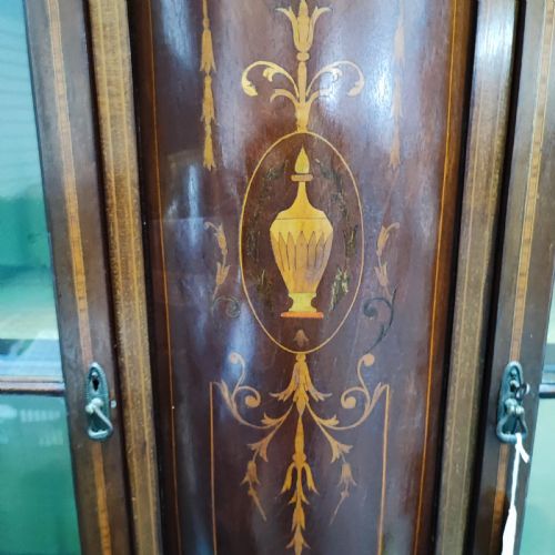 ATTRACTIVE EDWARDIAN INLAID DISPLAY CABINET - ADDITIONAL PHOTO 3