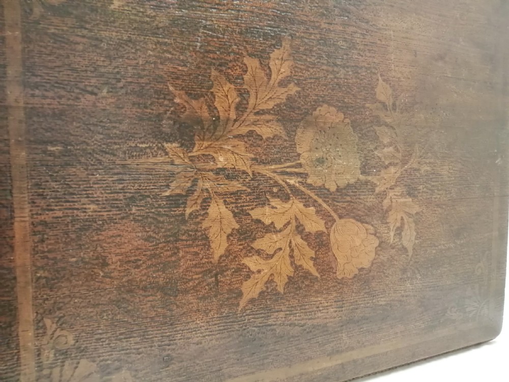 19c folk art pine table. View III