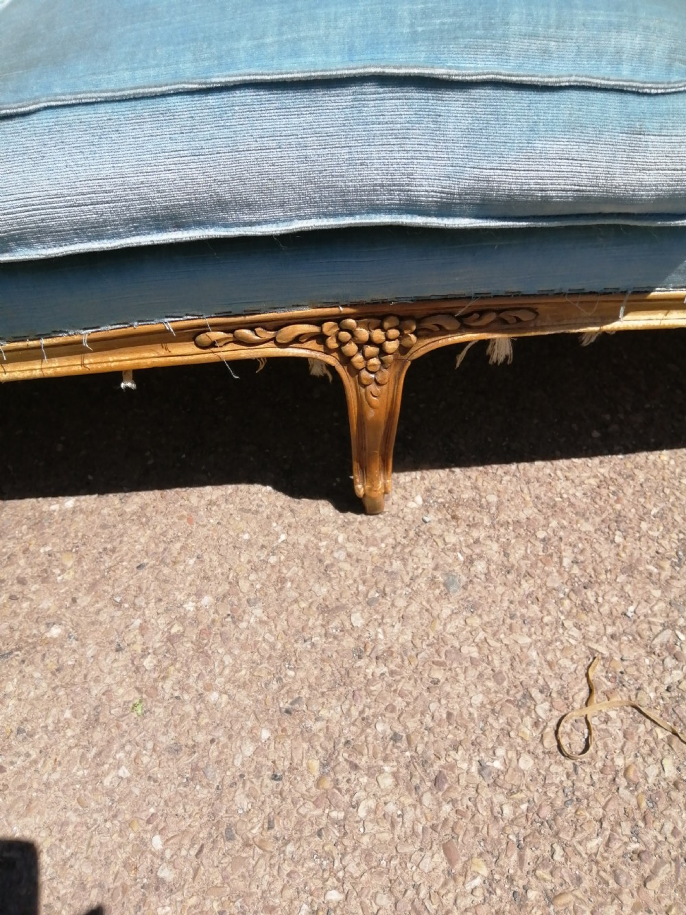 Antique French carved sofa  View VI