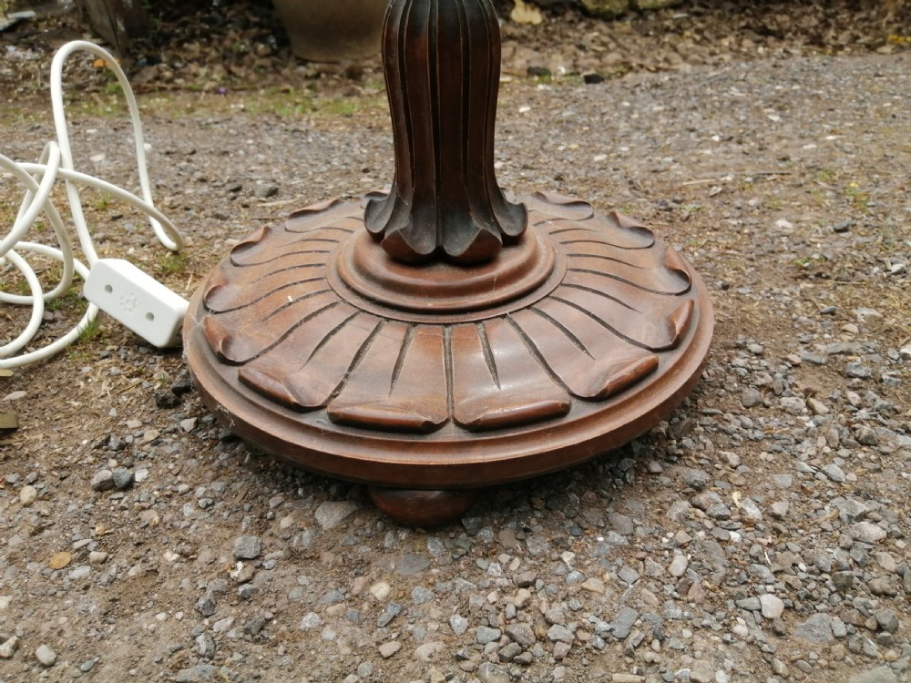 Antique Italian walnut standard lamp View VIII