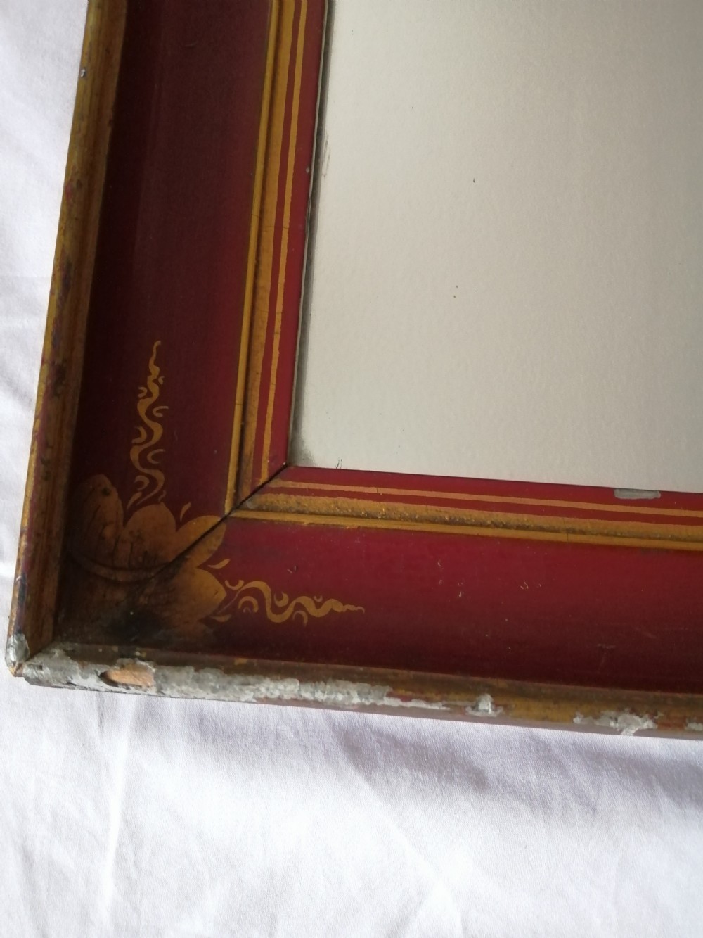 Antique chinoiserie mirror. View II