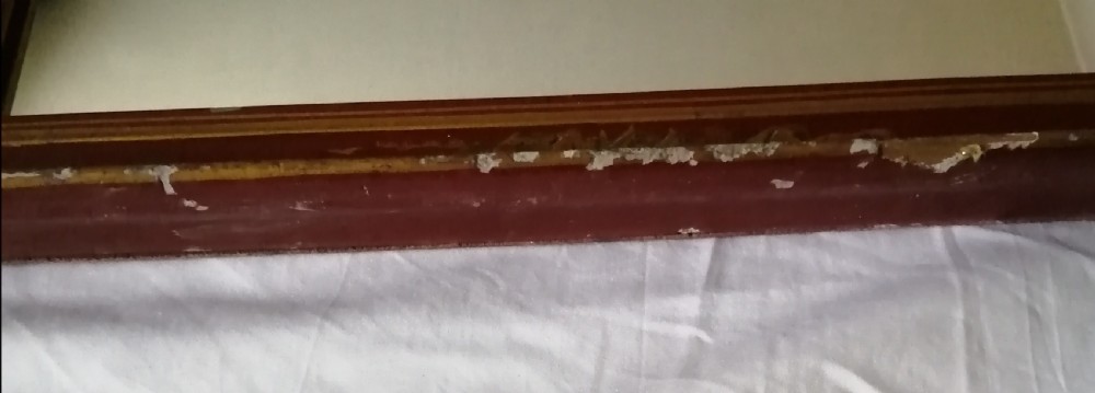 Antique chinoiserie mirror. View V
