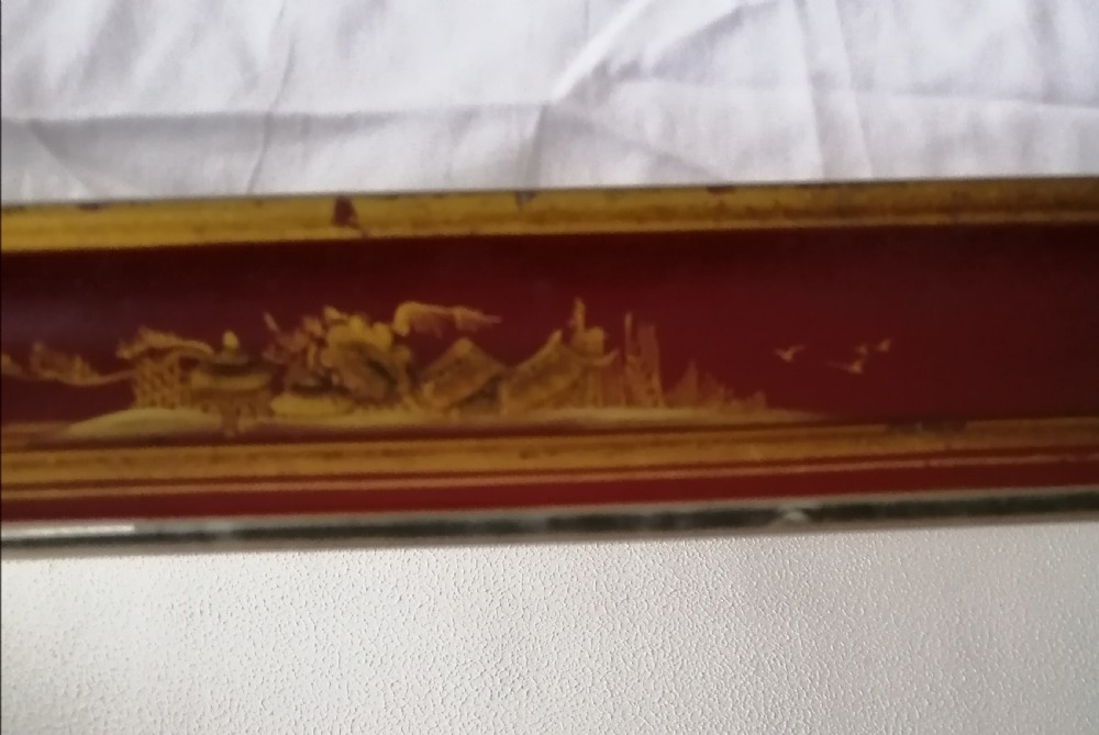 Antique chinoiserie mirror. View VII