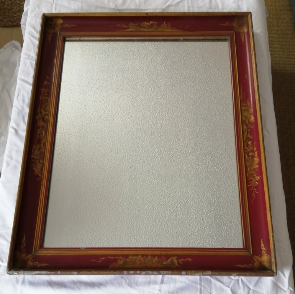 Antique chinoiserie mirror. View XI