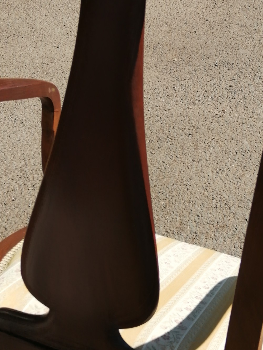 Arts and Crafts inlaid mahogany arm chair, possibly Scottish. View III