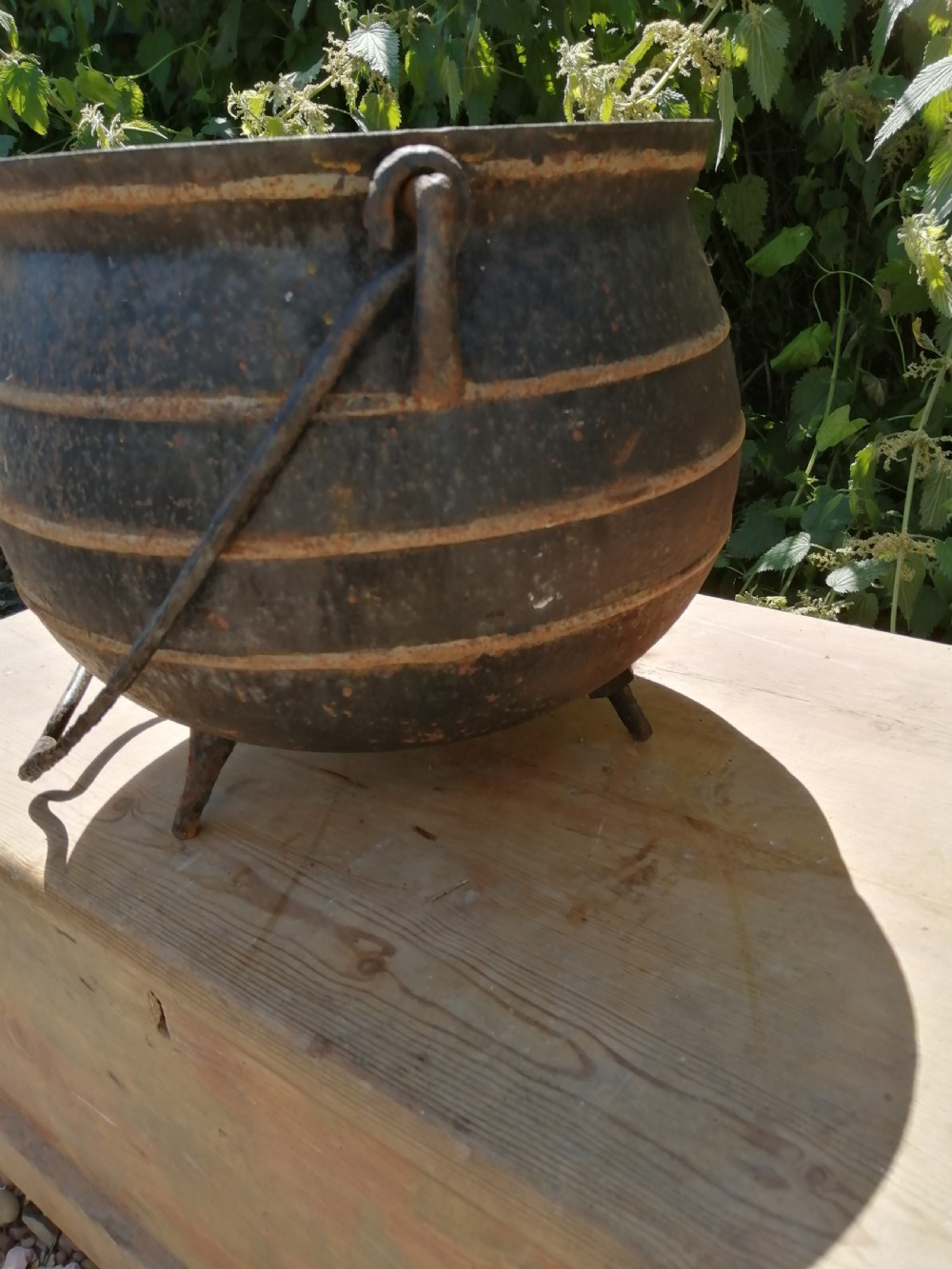 victorian cast iron cauldron View VI