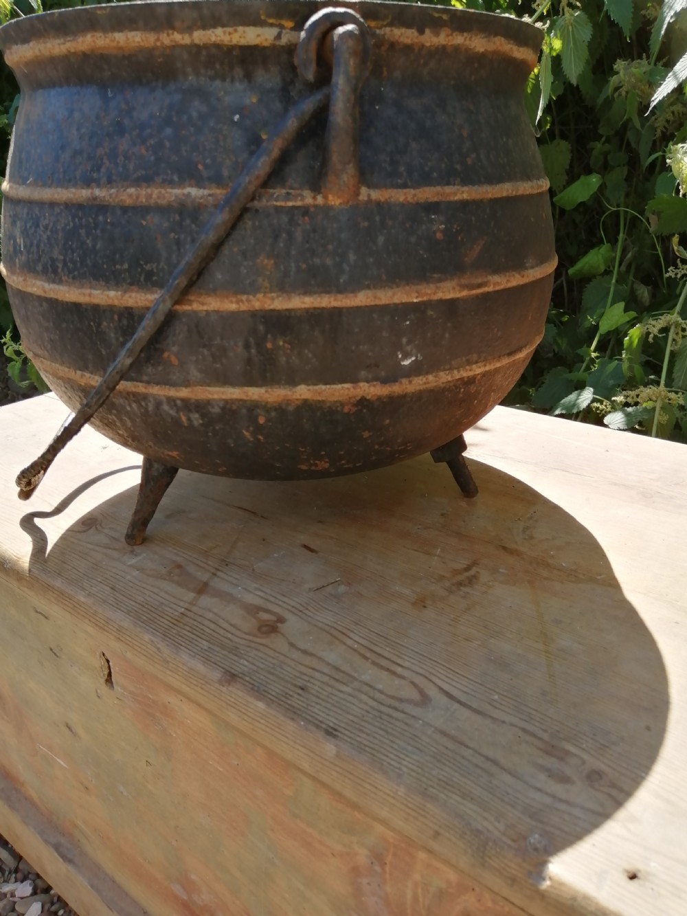 victorian cast iron cauldron View VII