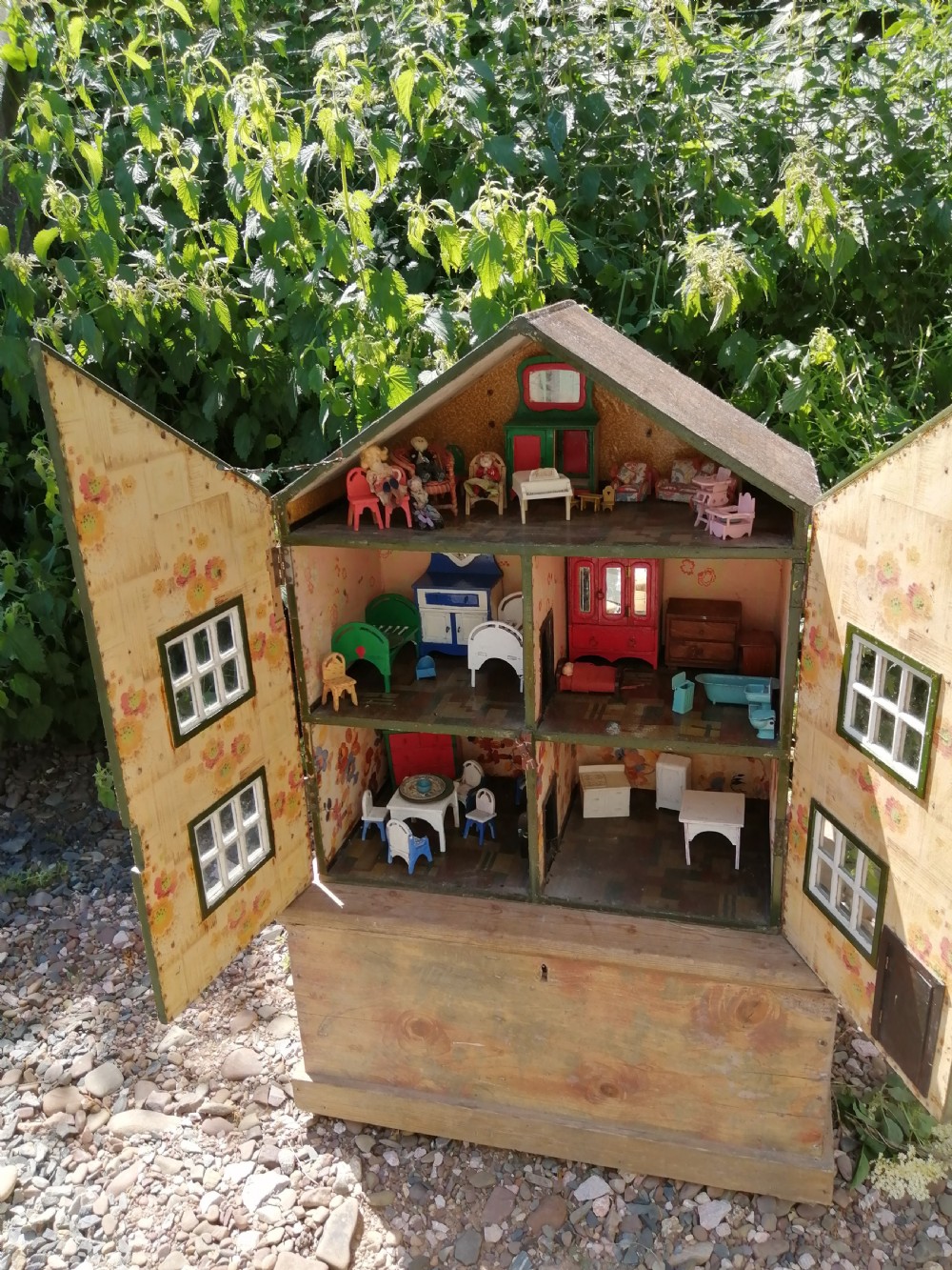 Antique Dolls house and contents. View XII