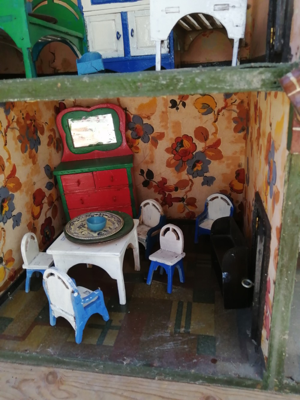 Antique Dolls house and contents. View XVII
