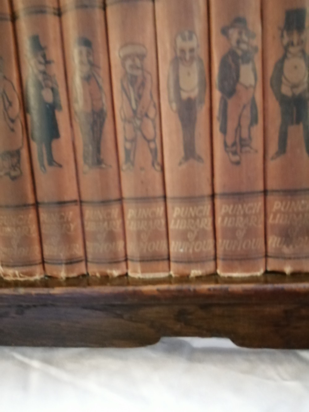 Art's and crafts book trough with original set of 25 Punch,books  View V
