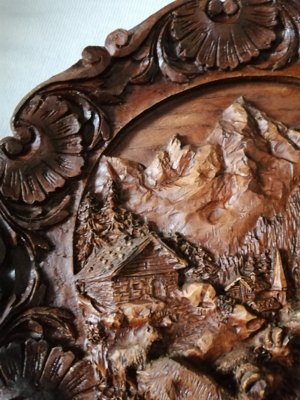Antique Black Forest plaque. View III