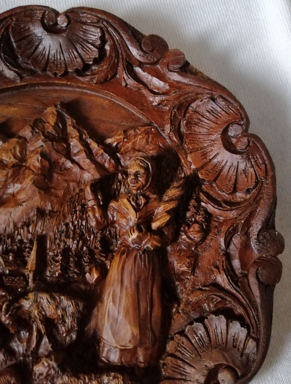 Antique Black Forest plaque. View VI