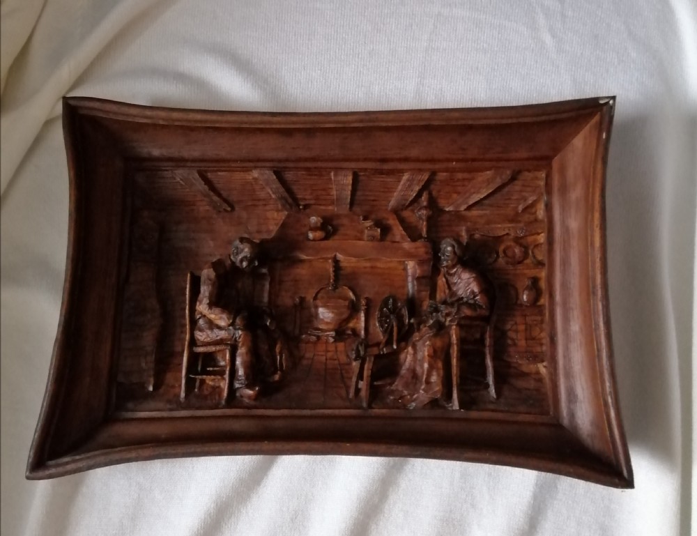 An attractive French wall plaque 