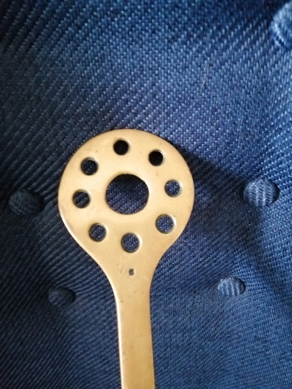 Georgian brass skimmer. View VI