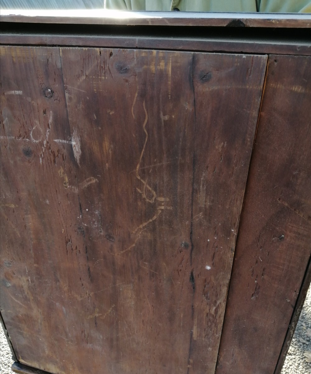Regency mahogany pigeonhole estate cabinet. View XI