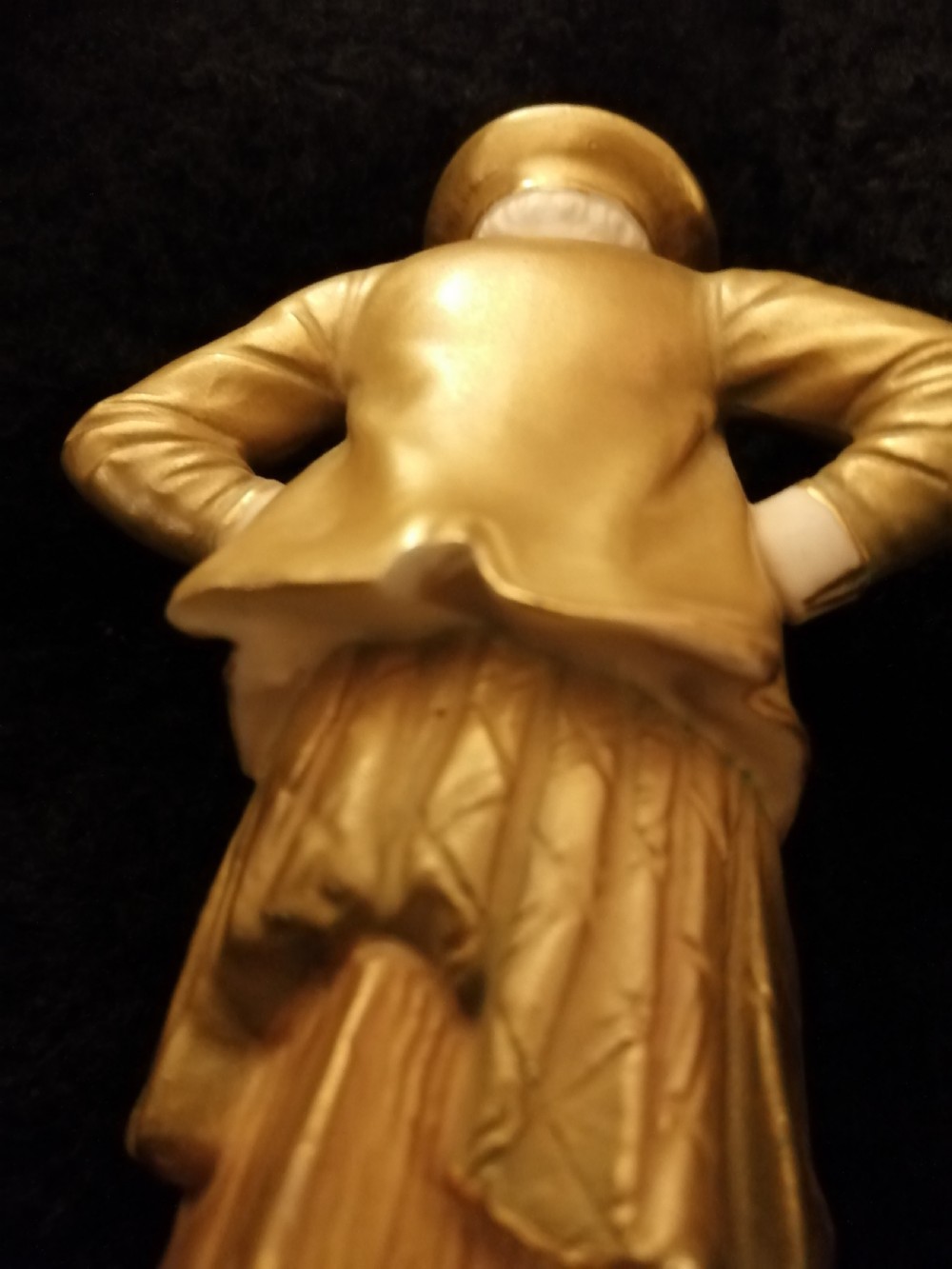      two royal worcester figures depicting a Scots man and yanky from countrys of the world series View XV