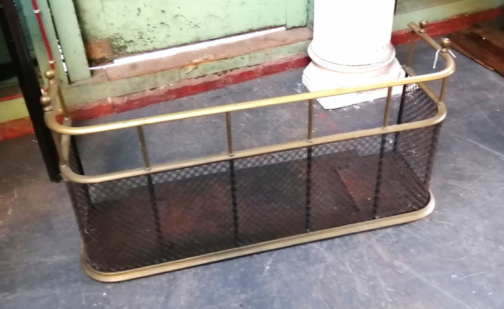 An attractive brass and mesh spark fender. View VIII