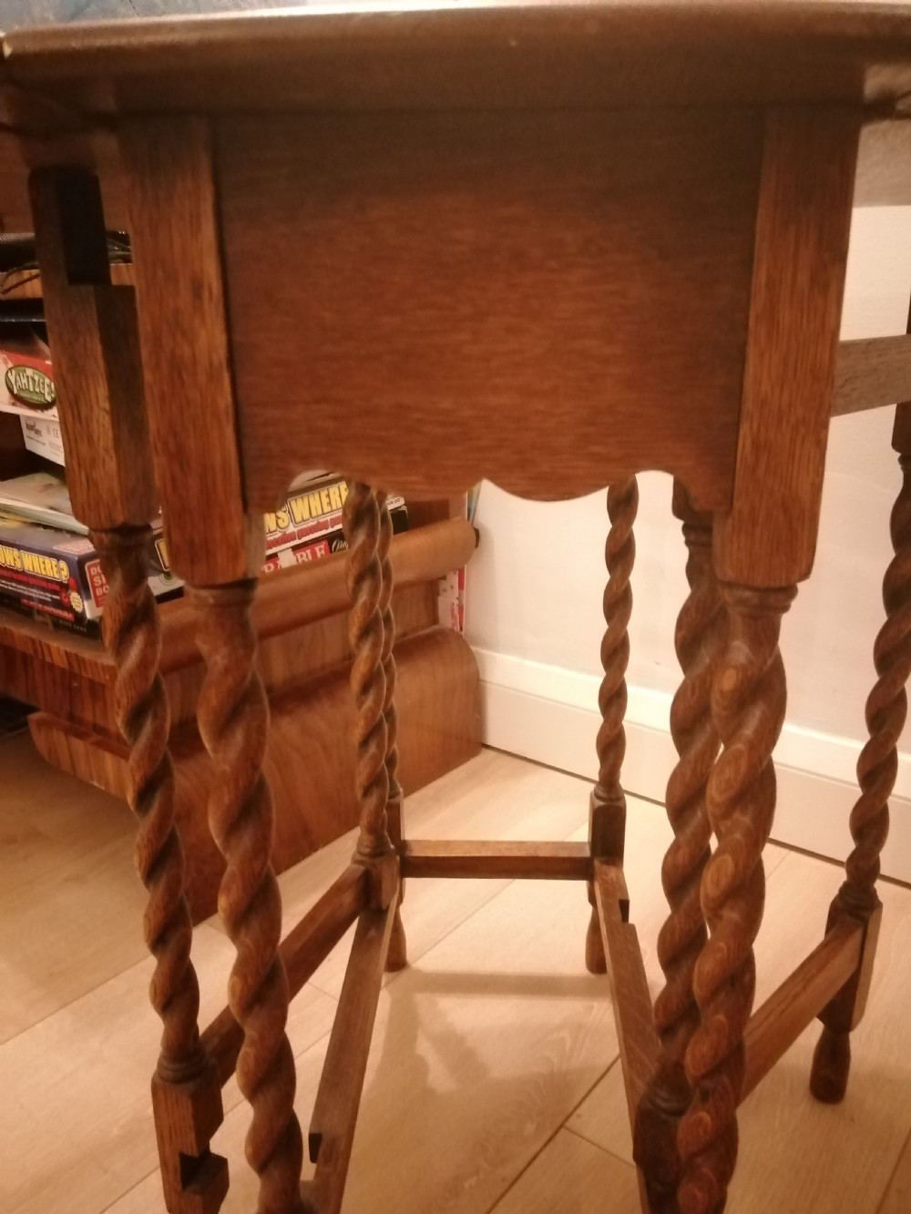An antique golden oak 