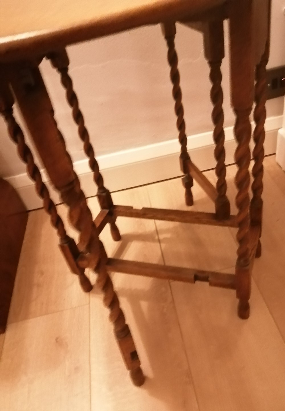 An antique golden oak 