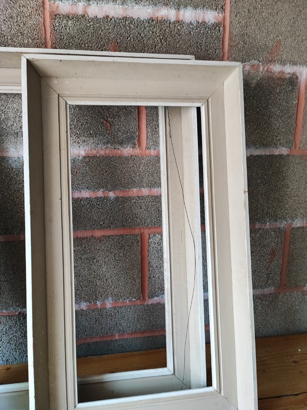 4 large antique painted frames. View V