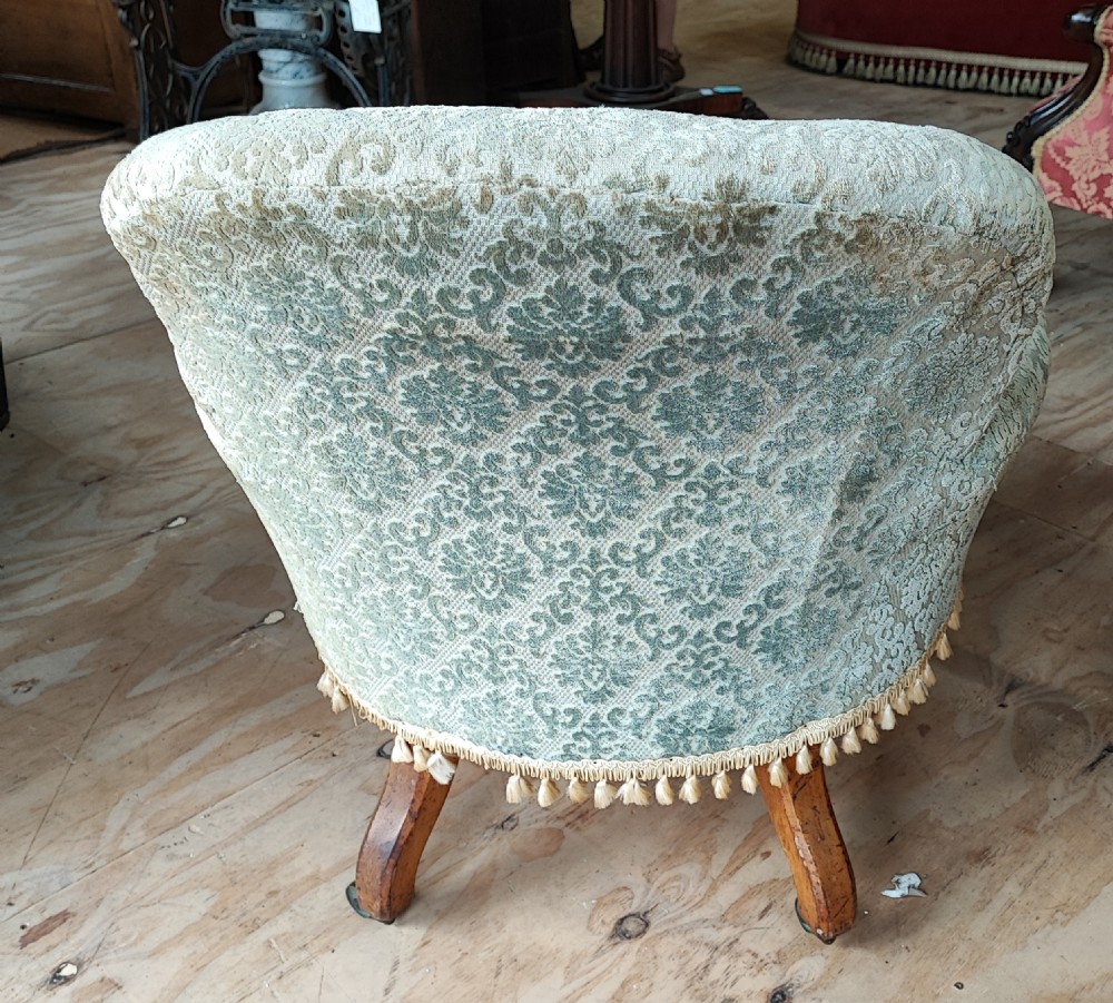  Victorian armchair by C Hindley and son Oxford Street, London. View II