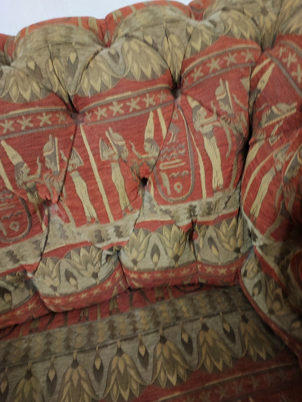 Victorian chesterfield sofa. View VI