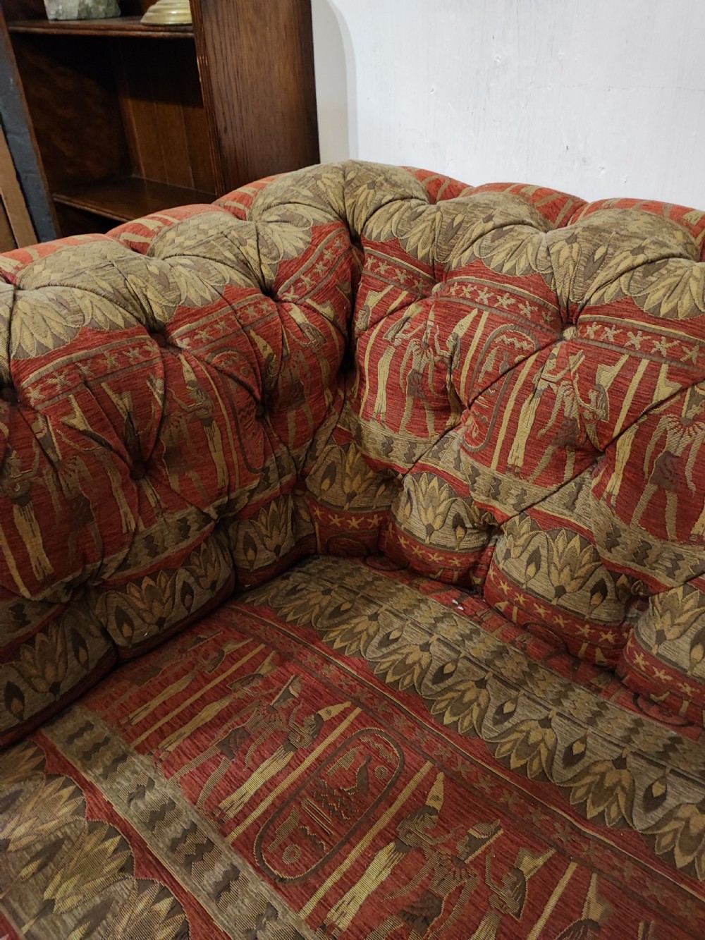 Victorian chesterfield sofa. View VII