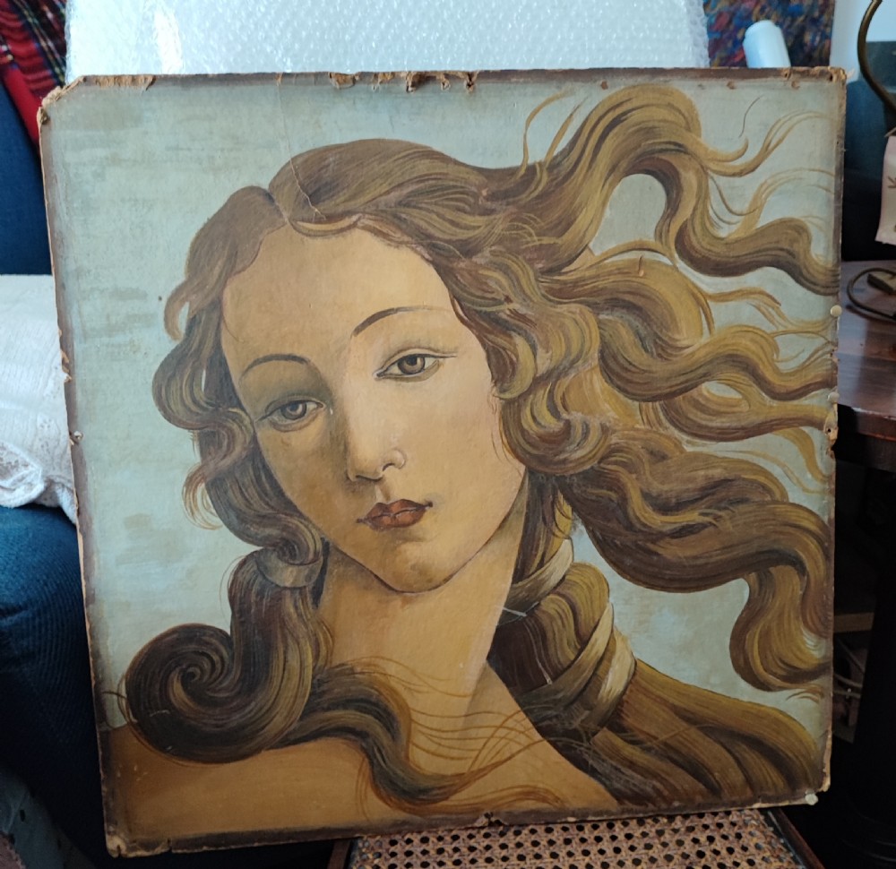Beautiful Portrait of Boticceli's Venus.