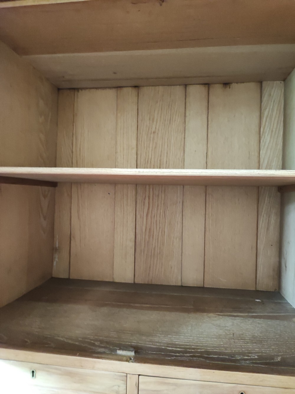 Victorian  combination wardrobe in satin walnut. View VI