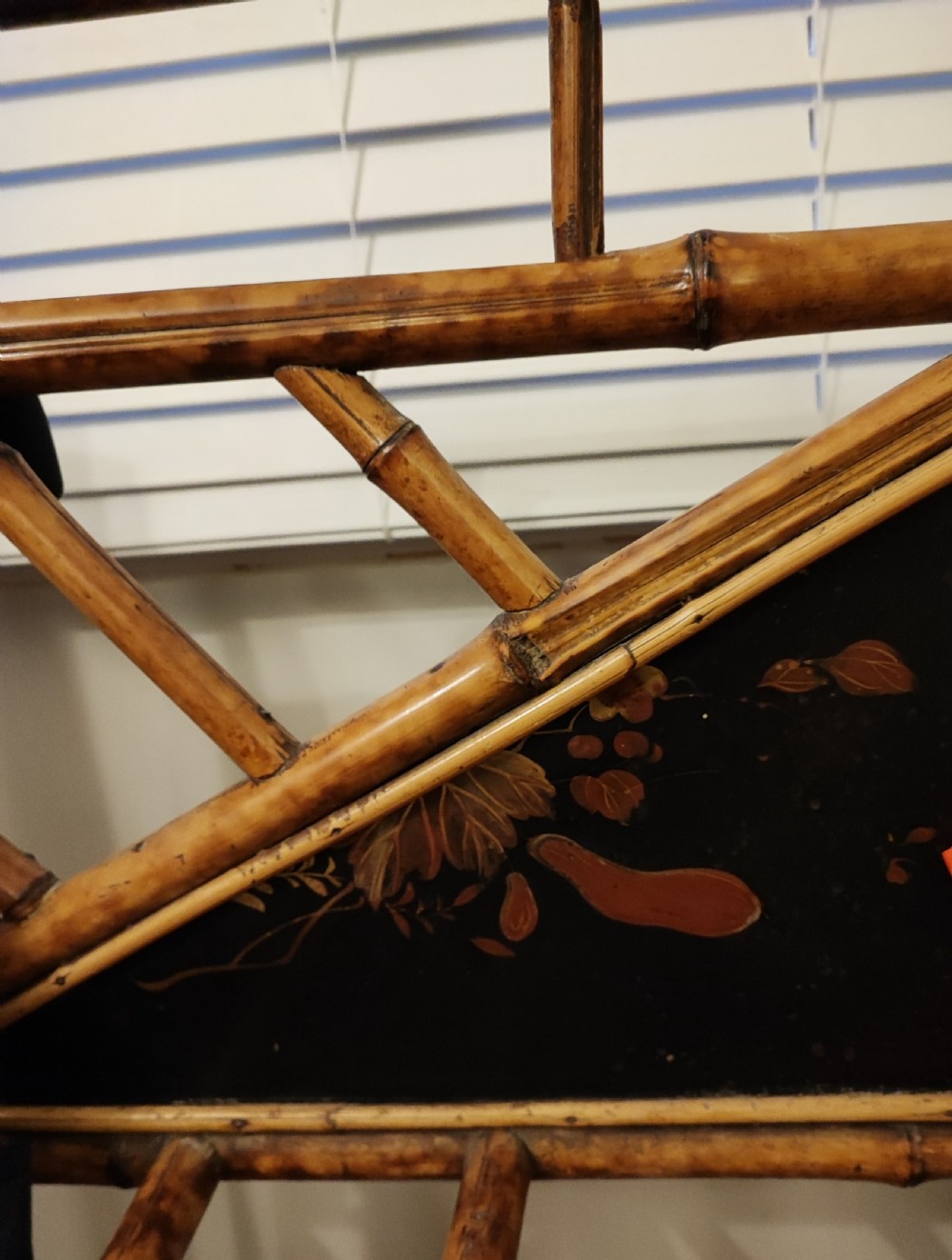 Victorian bamboo umbrella and stick stand. View III