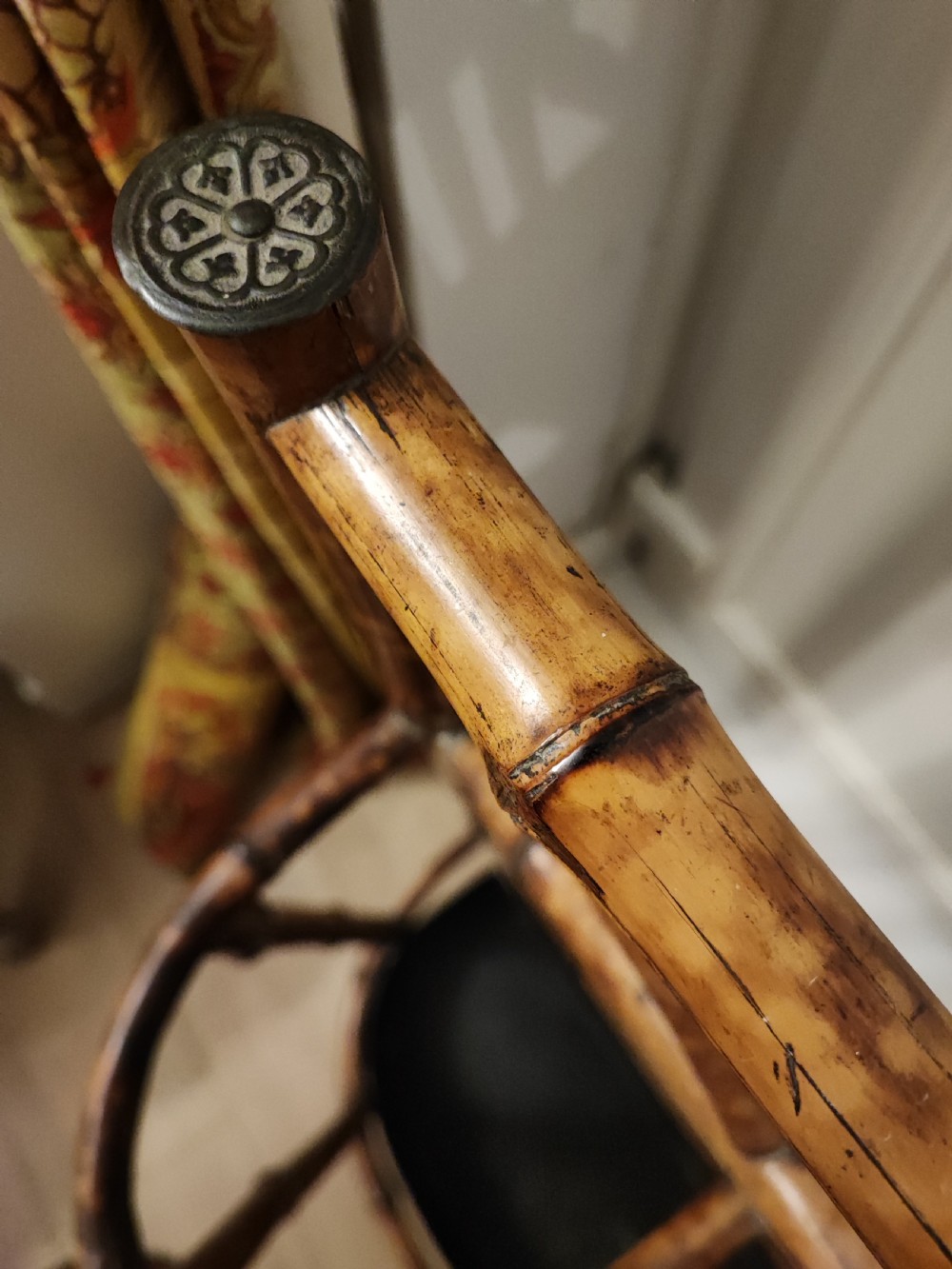 Victorian bamboo umbrella and stick stand. View VI