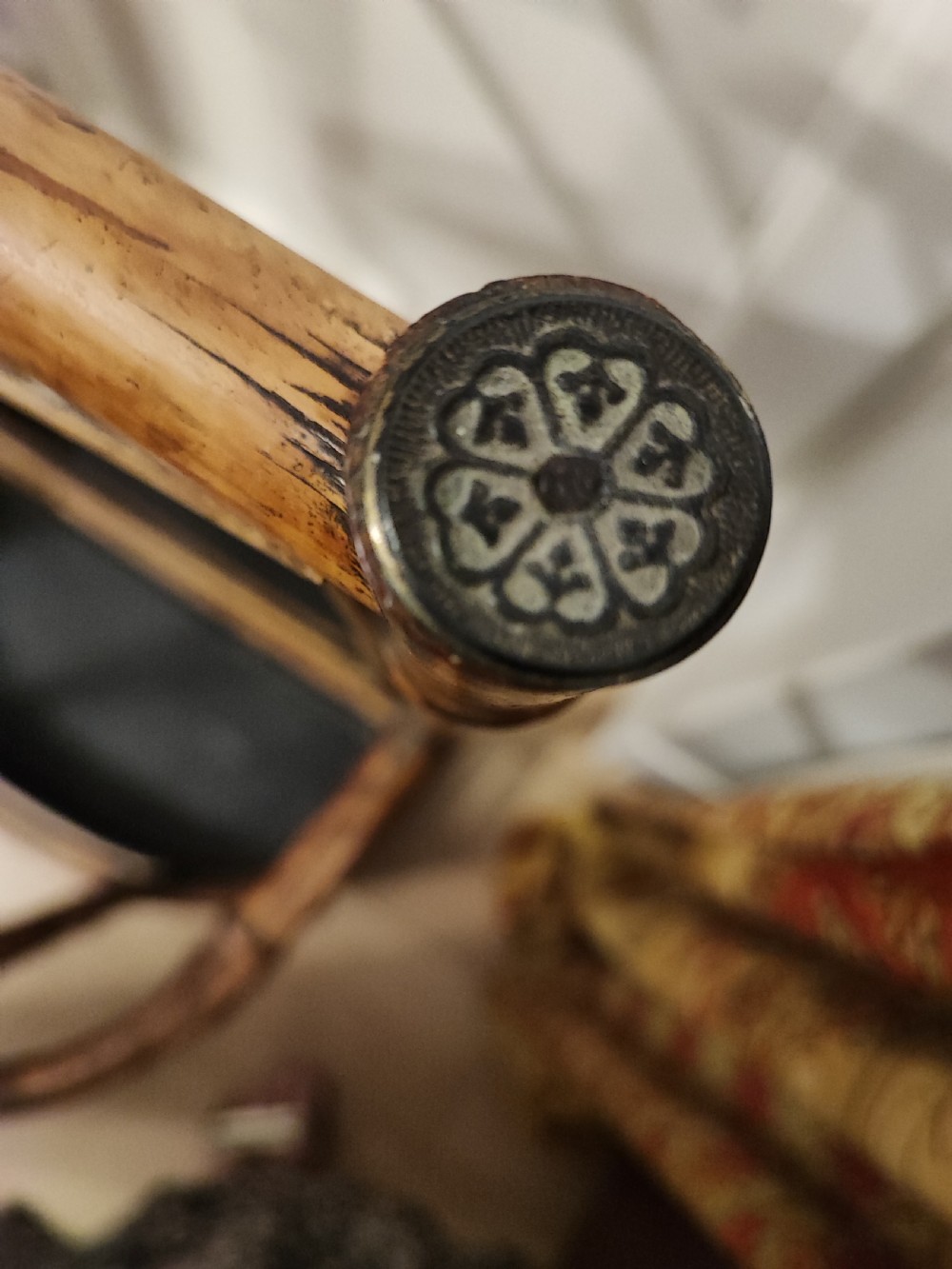 Victorian bamboo umbrella and stick stand. View VIII