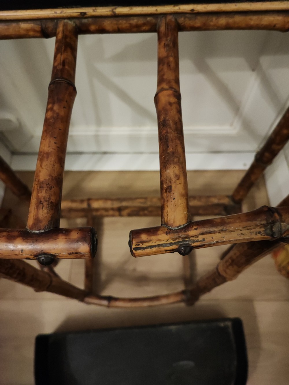 Victorian bamboo umbrella and stick stand. View X