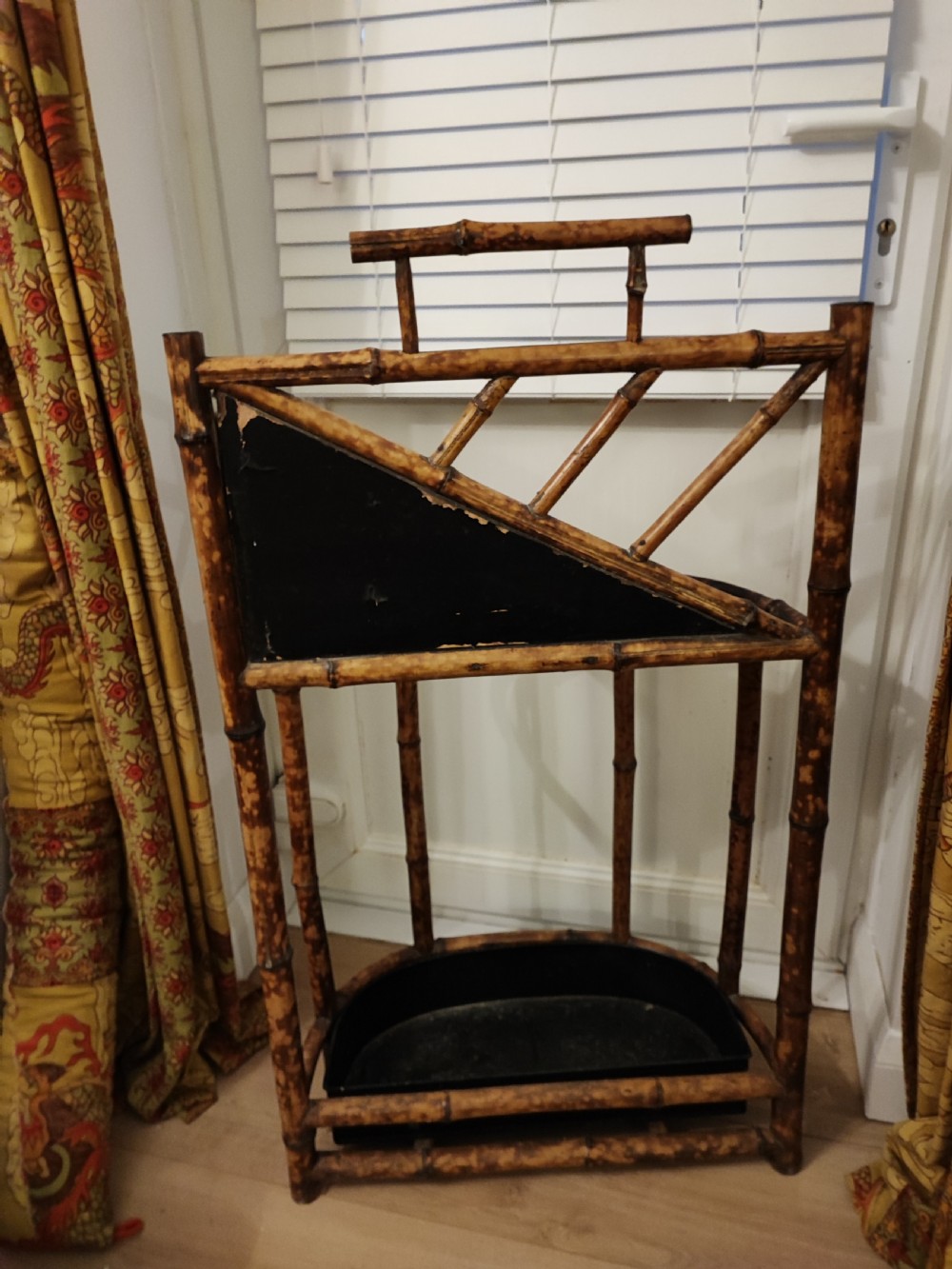 Victorian bamboo umbrella and stick stand. View XIII