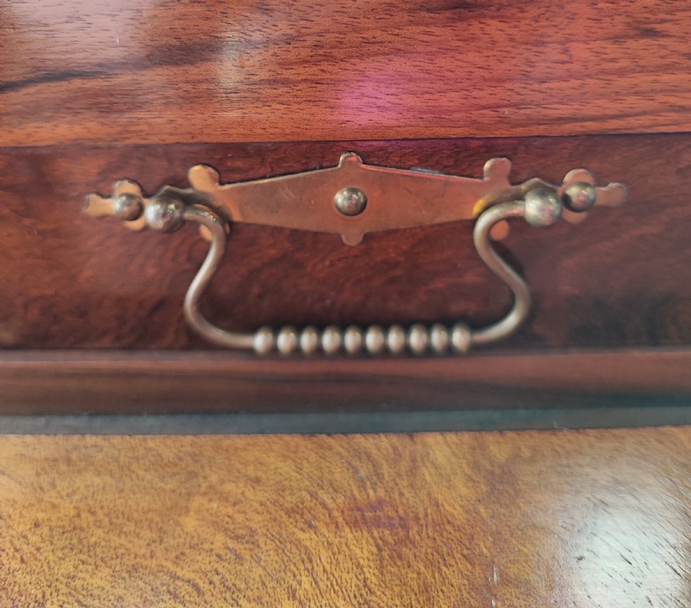 Victorian walnut sewing box View IV