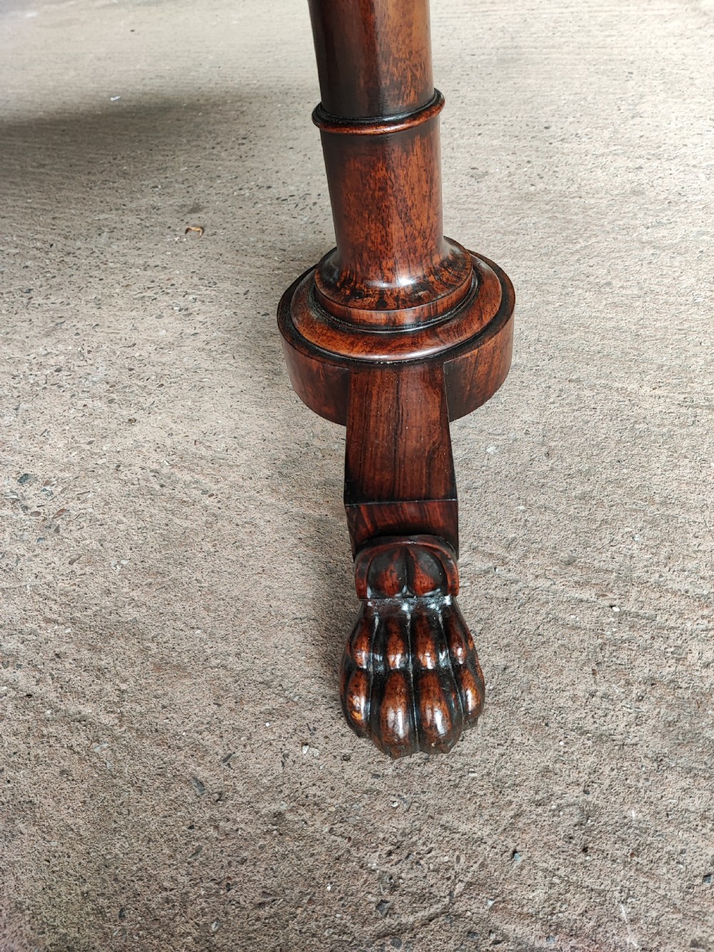 A Regency rosewood library table  View III