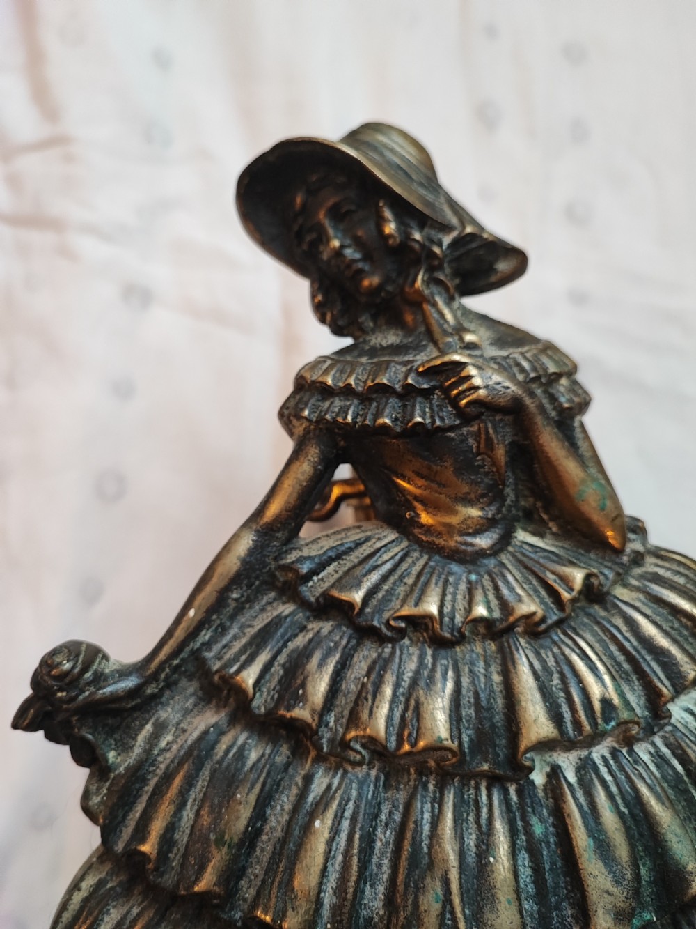 A charming Edwardian brass fire place set. View XIII